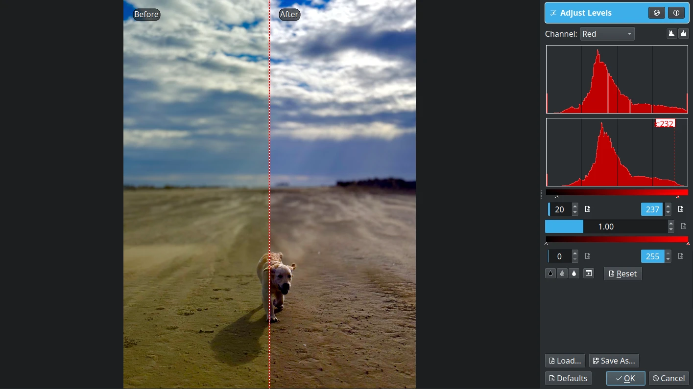 Adjust Levels Plugin