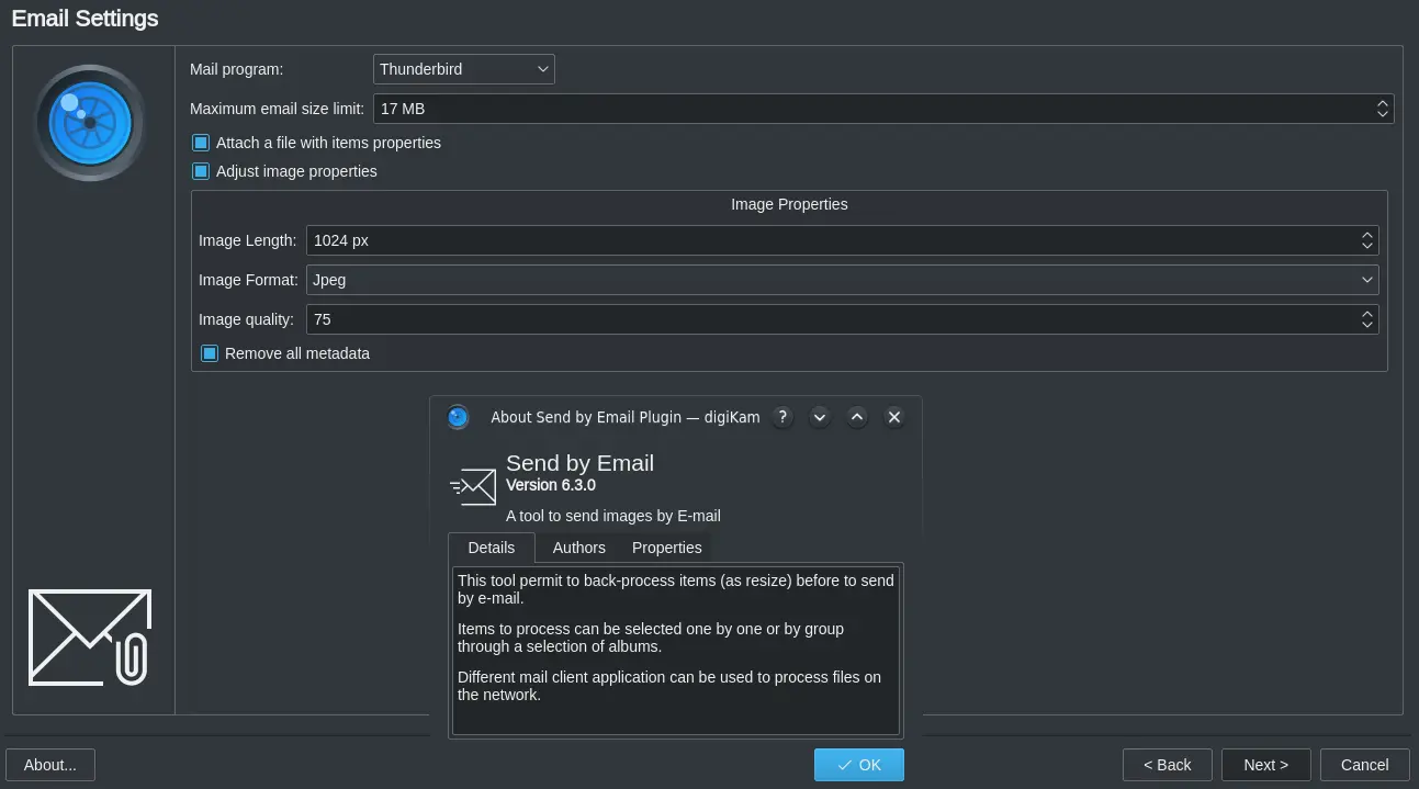 Send by Mail Plugin