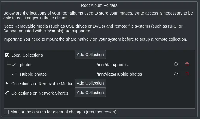 Setup Collections