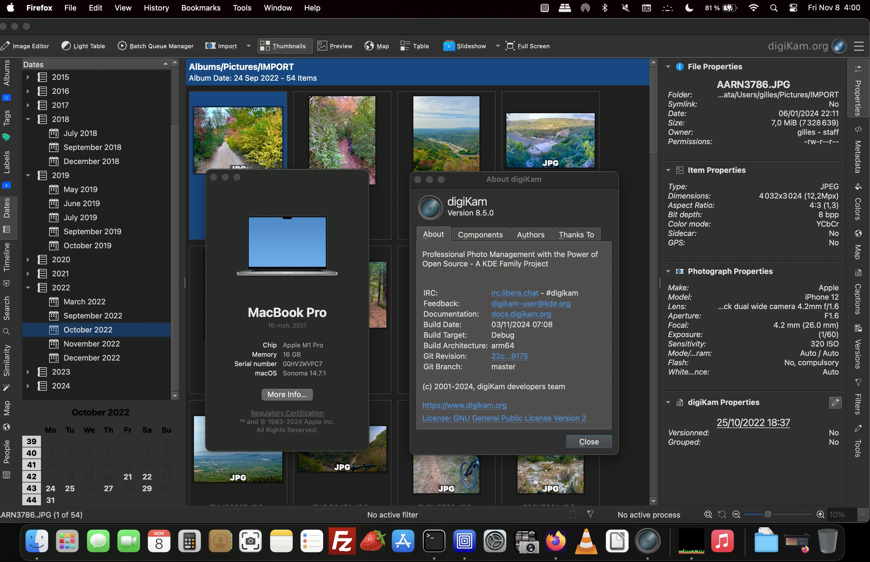 digiKam 8.5.0 for Apple macOS Silicon Computer